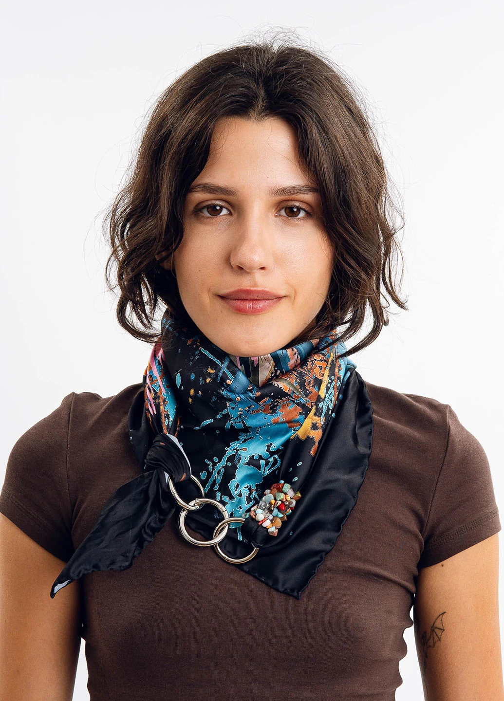 Платок, 90х90 см My Scarf (368110877)