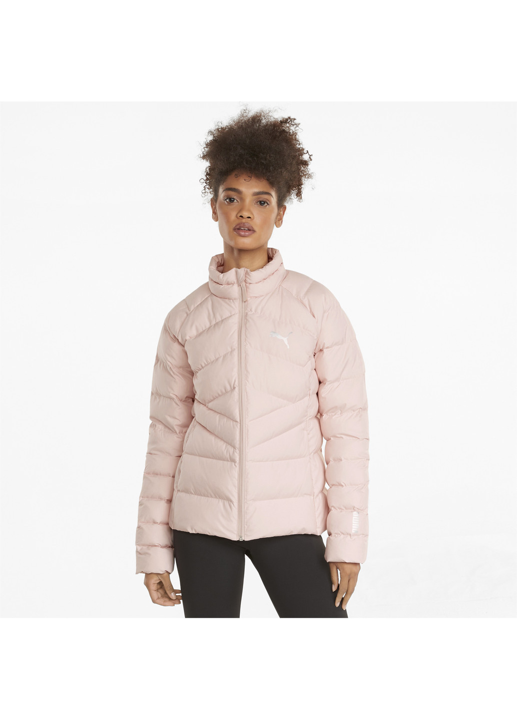 Розовая демисезонная куртка warmcell lightweight women's jacket Puma