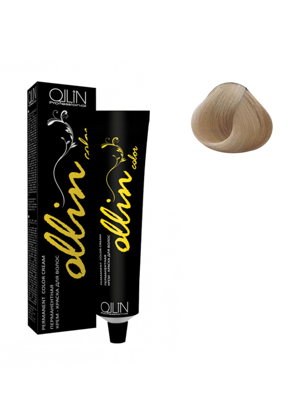 Перманентная крем-краска для волос Permanent Color Cream 10/73 Светлый блондин коричнево-золотистый Ollin Professional (88091983)