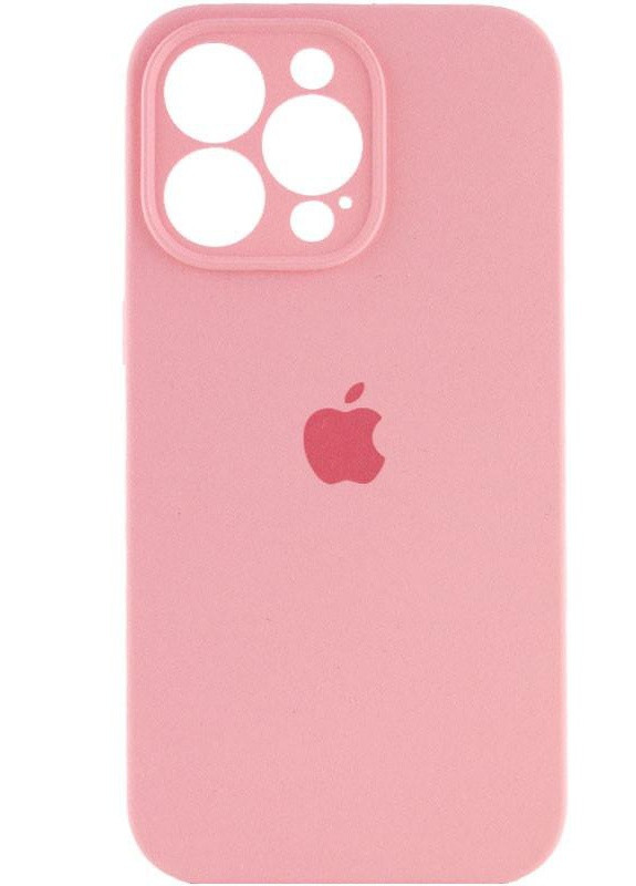Силіконовый Чохол Накладка Закрита Камера Silicone Case Full Camera Для iPhone 13 Pro Max Pink No Brand (254091297)