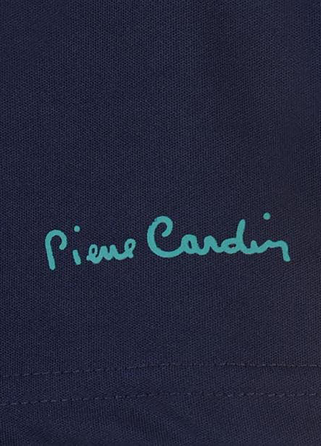 Темно-синяя футболка-поло для мужчин Pierre Cardin с геометрическим узором