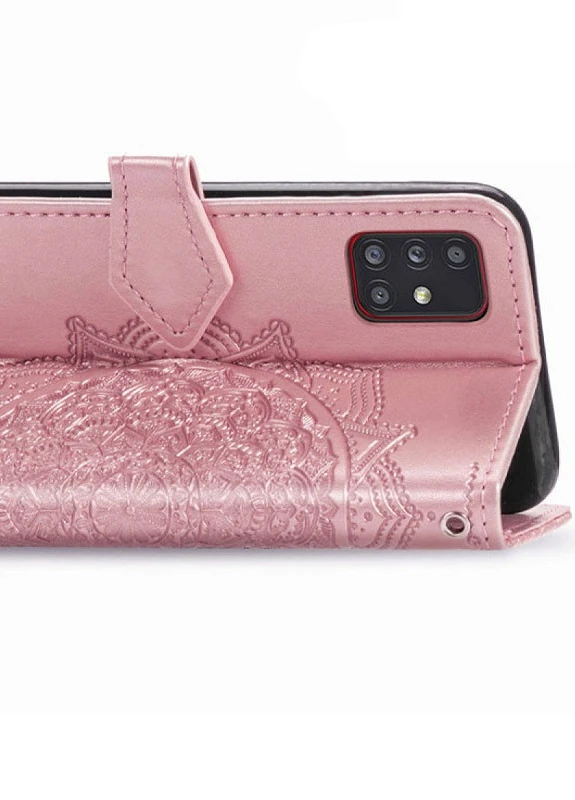 Кожаный чехол (книжка) Art Case с визитницей для Samsung Galaxy M31s Розовый (is_00000038664_2) Epik (238479234)