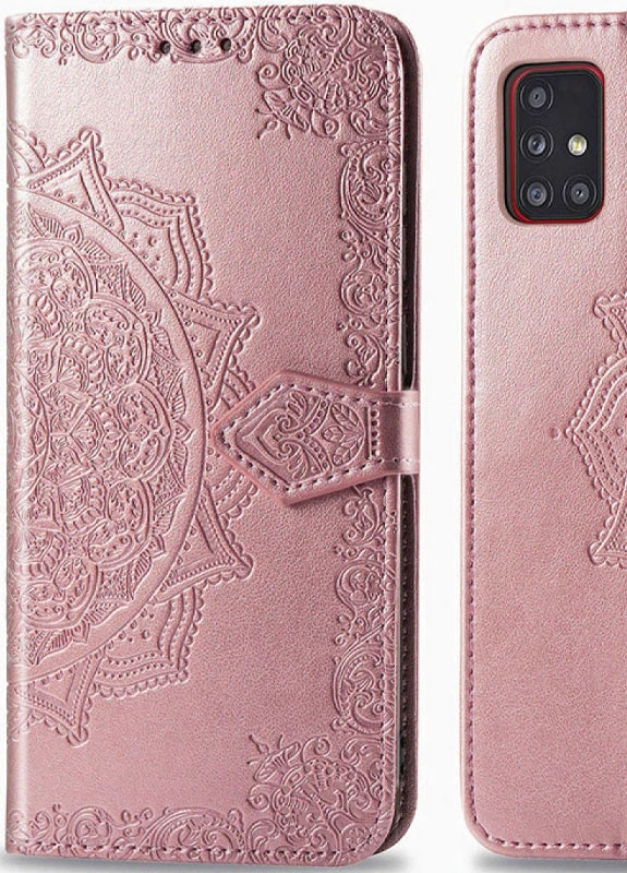 Кожаный чехол (книжка) Art Case с визитницей для Samsung Galaxy M31s Розовый (is_00000038664_2) Epik (238479234)