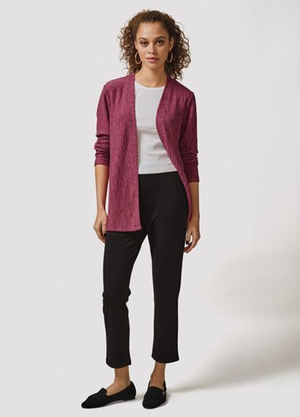 Светло-фиолетовый демисезонный кардиган Studio 1886