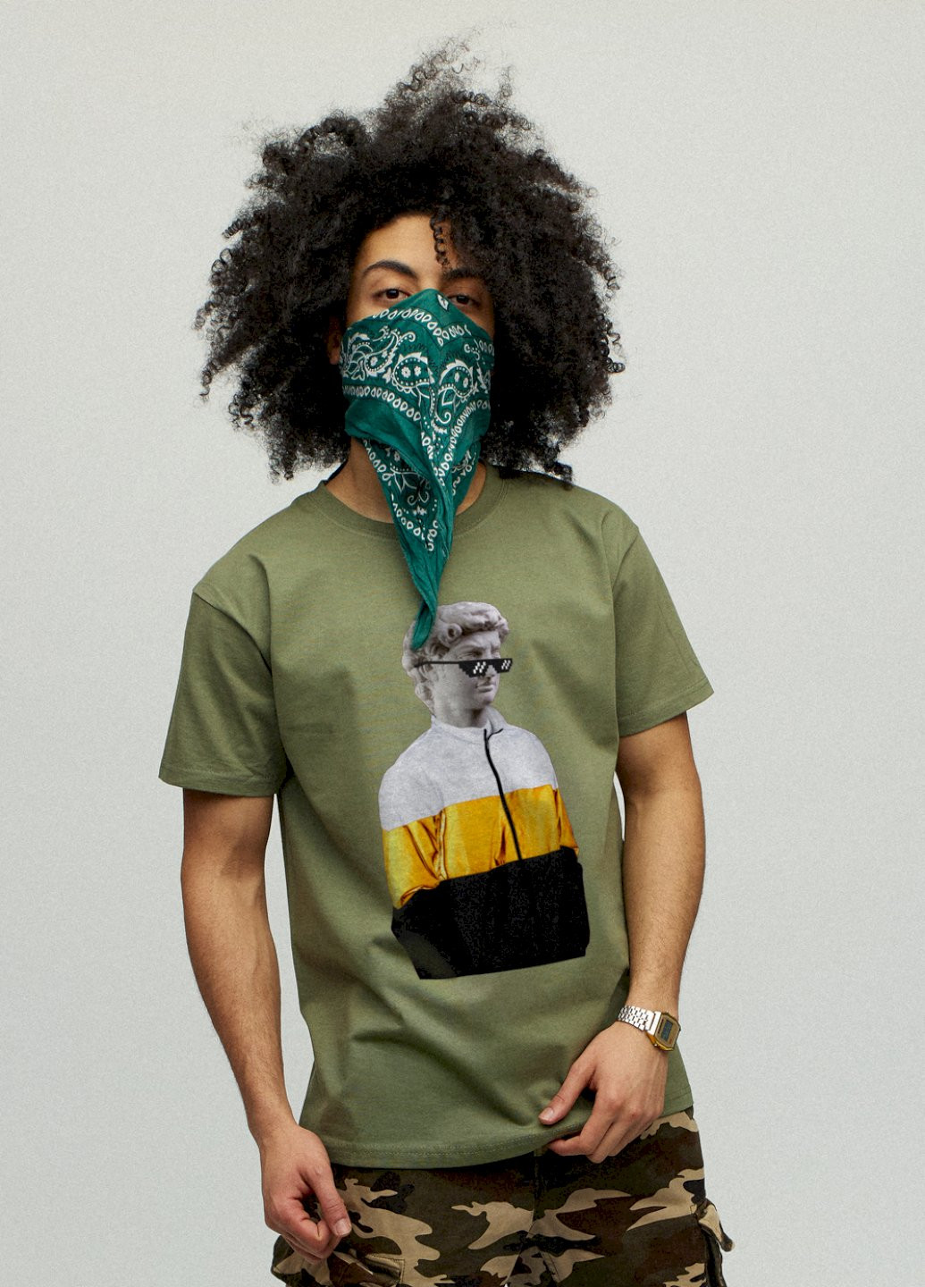 Хакі (оливкова) футболка чоловіча YAPPI