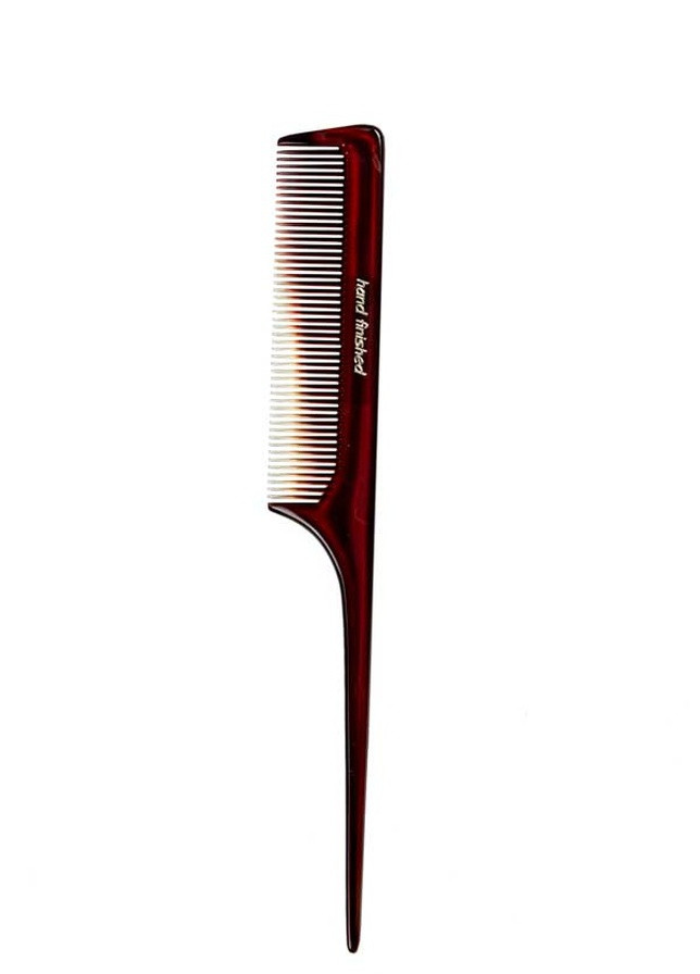 Гребінець для волосся хвостата коричнева Tail 20,5 см Sibel hand-finished (254847166)