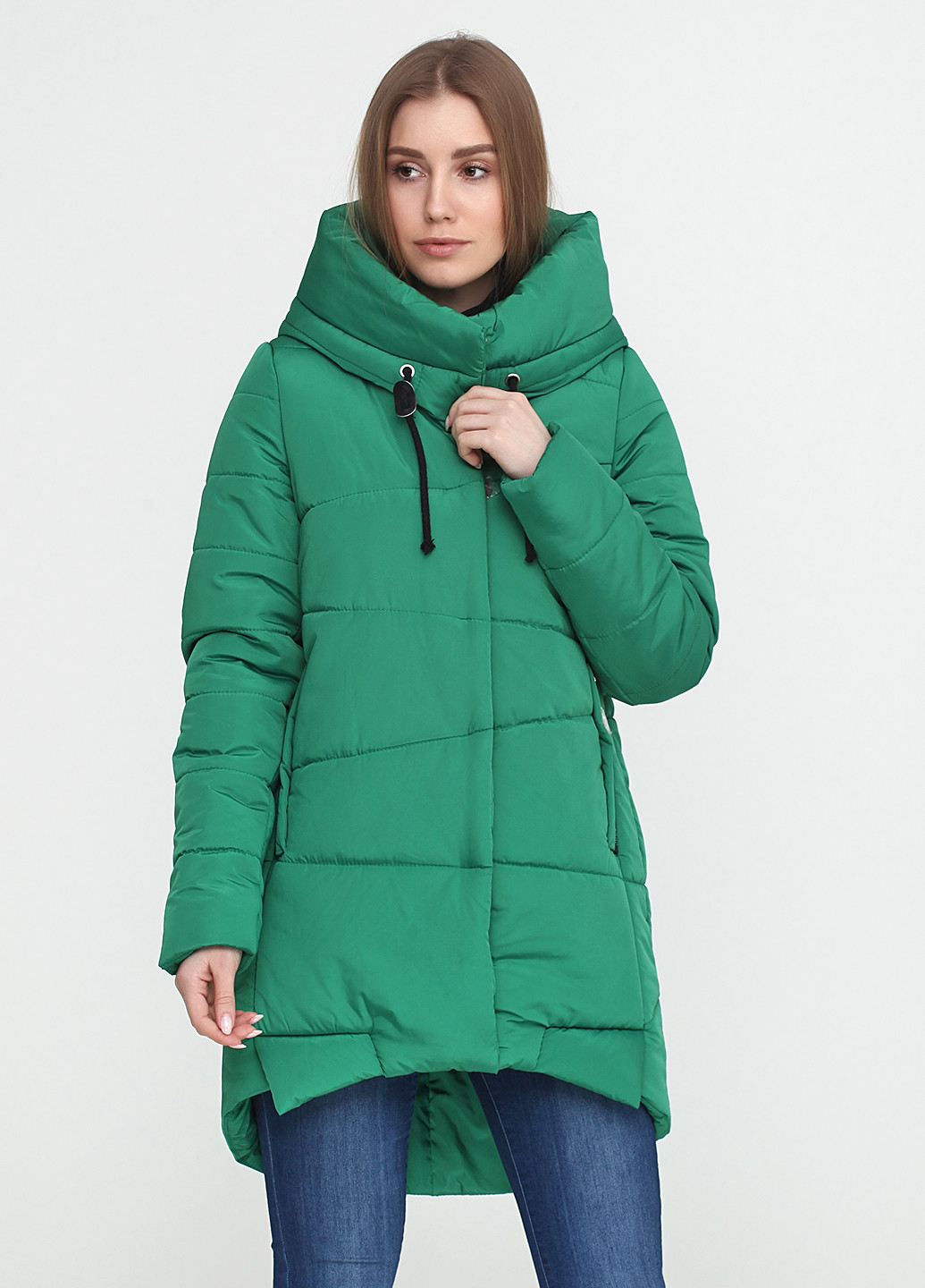 Зеленая зимняя куртка Fashion