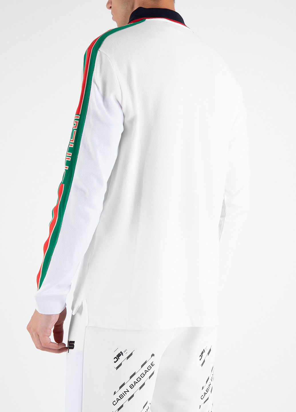 Белая футболка-поло для мужчин Gucci однотонная