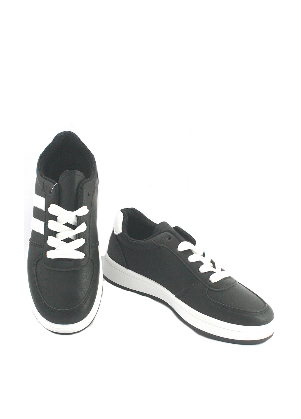 Кроссовки No Brand чорно-білі демісезони (357265282)