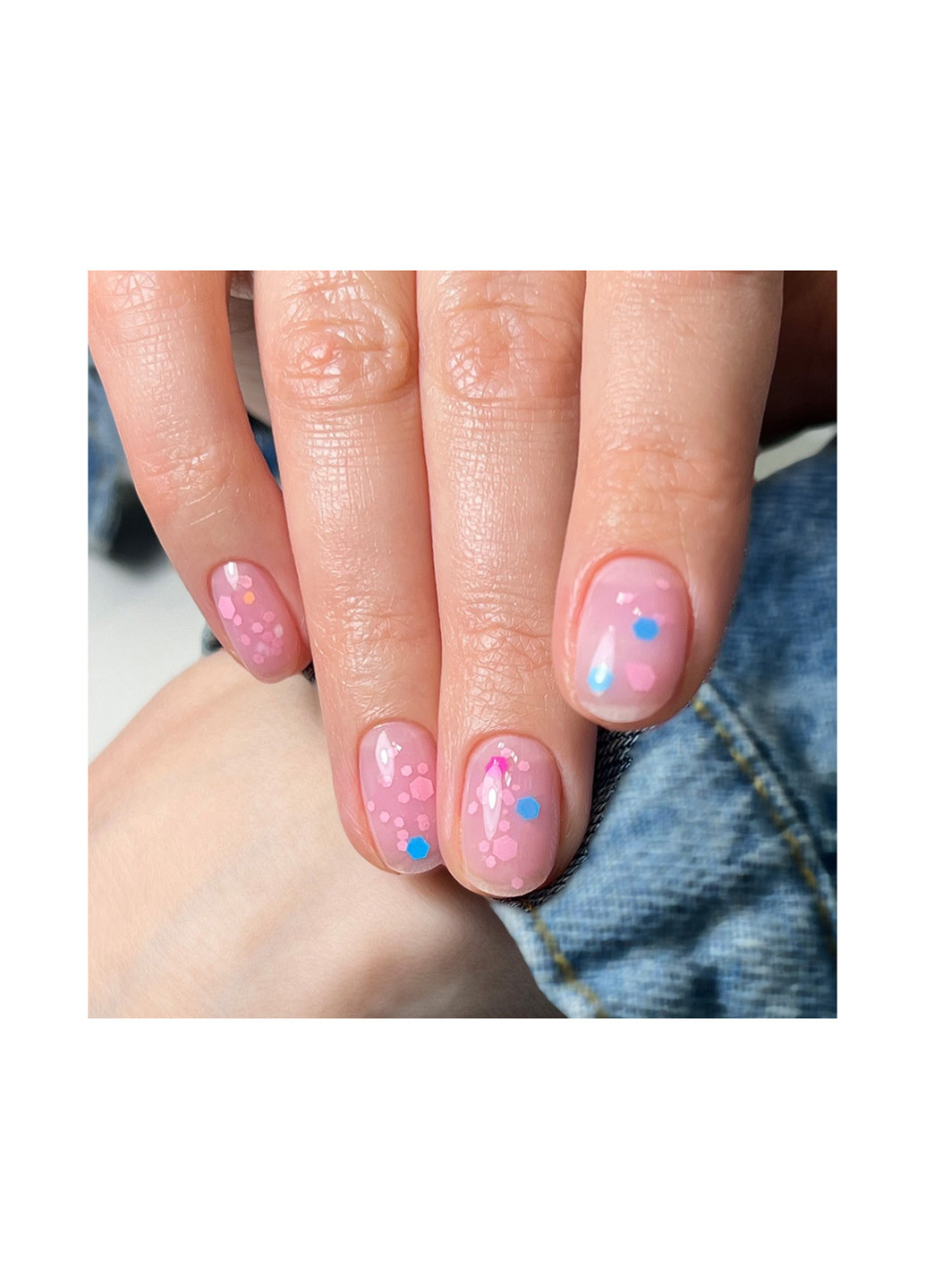 Декоративный гель для наращивания ногтей Candy Gel Pink, 20 г Izzy (363030662)