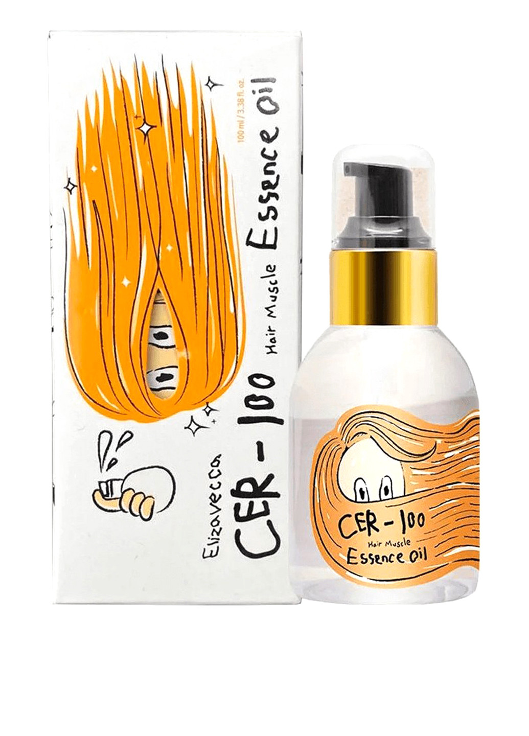 Есенція на основі масел для зміцнення волосся CER-100 Hair Muscle Essence Oil, 100 Мл Elizavecca (203674801)