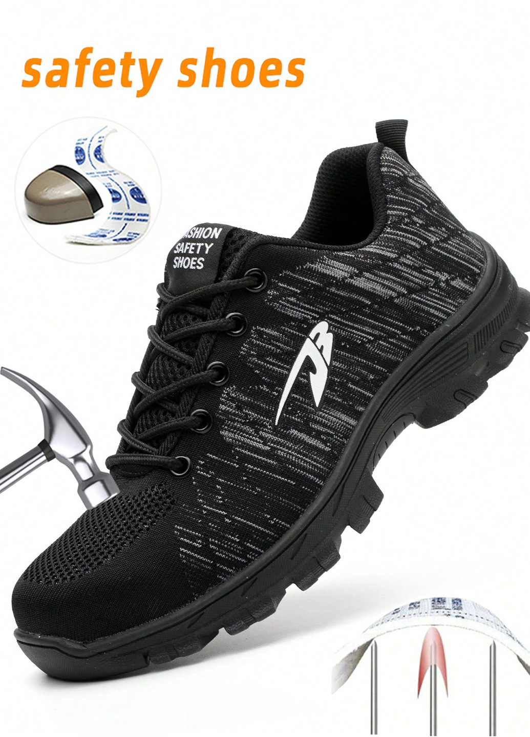 Черные всесезонные обувь SHEIN