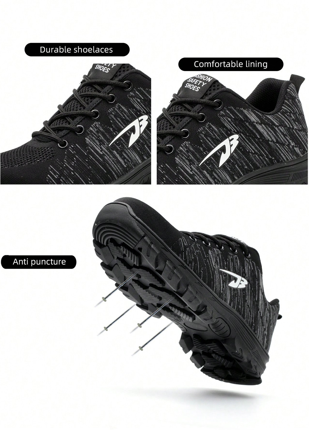 Черные всесезонные обувь SHEIN