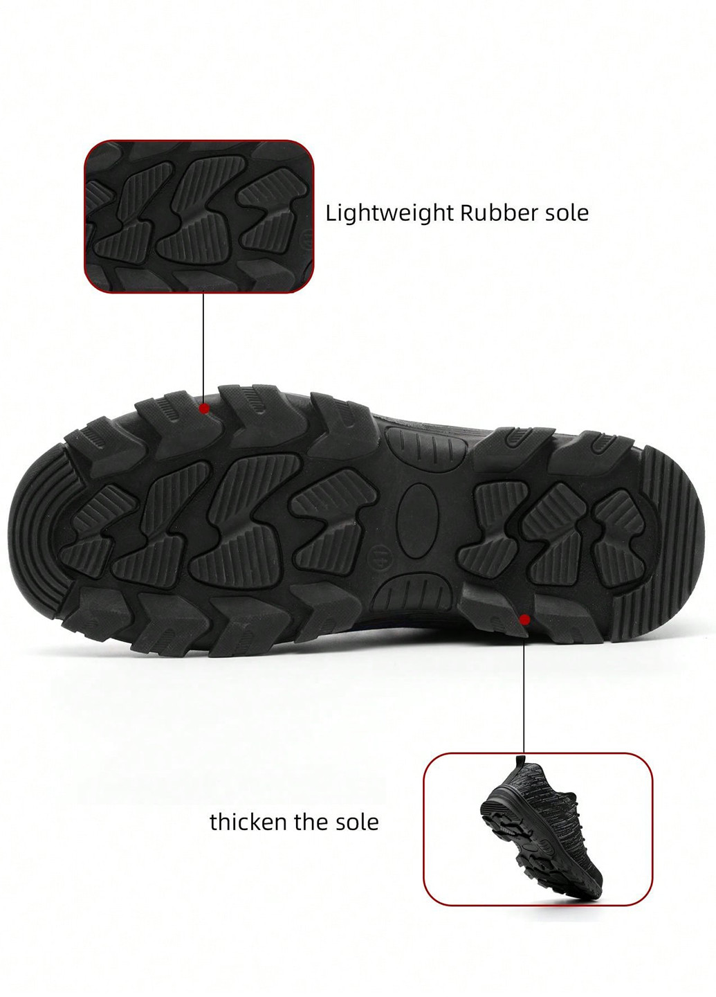 Черные всесезонные обувь SHEIN