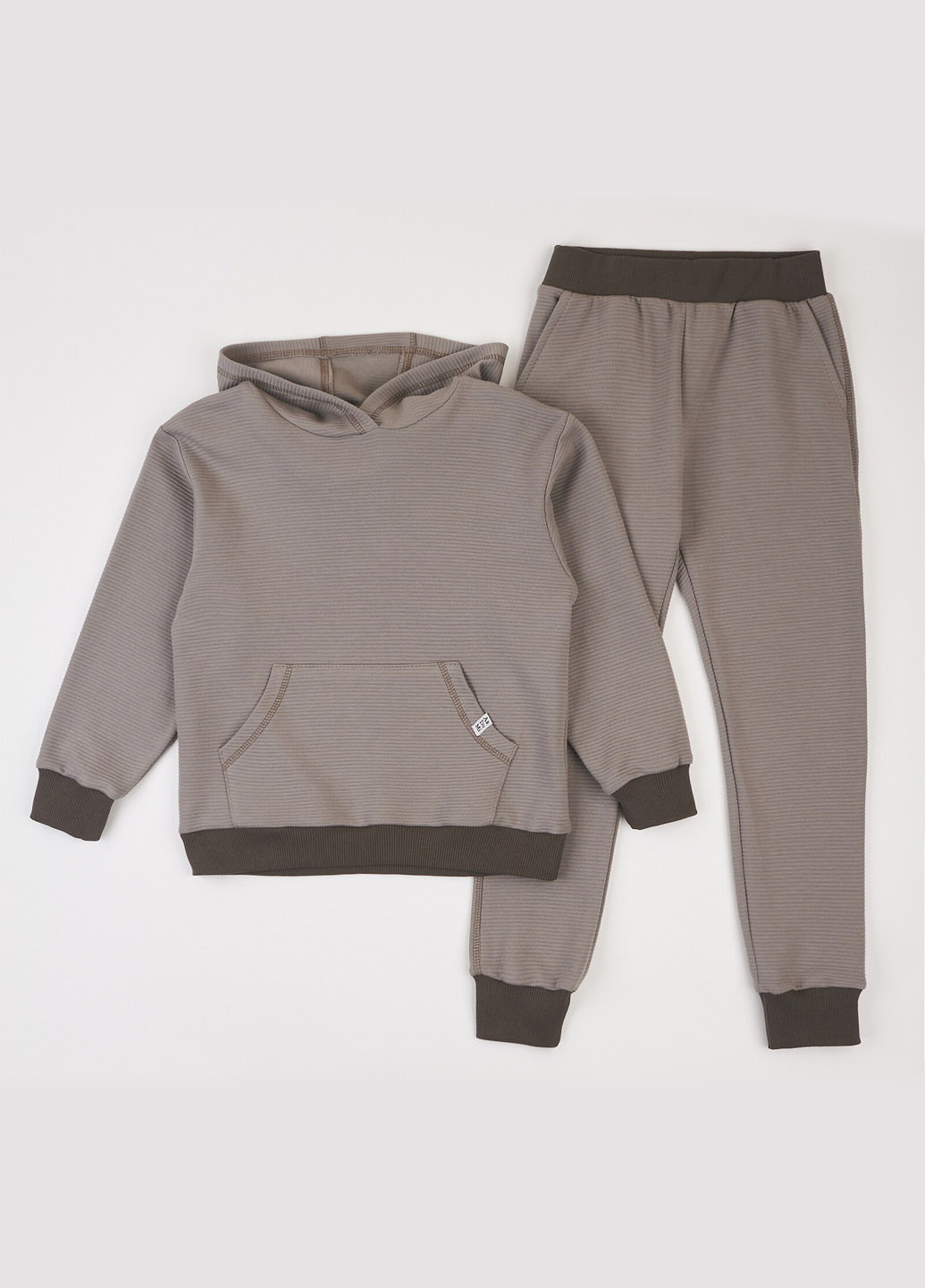 Сірий демісезонний костюм (худі, штани) брючний ArDoMi