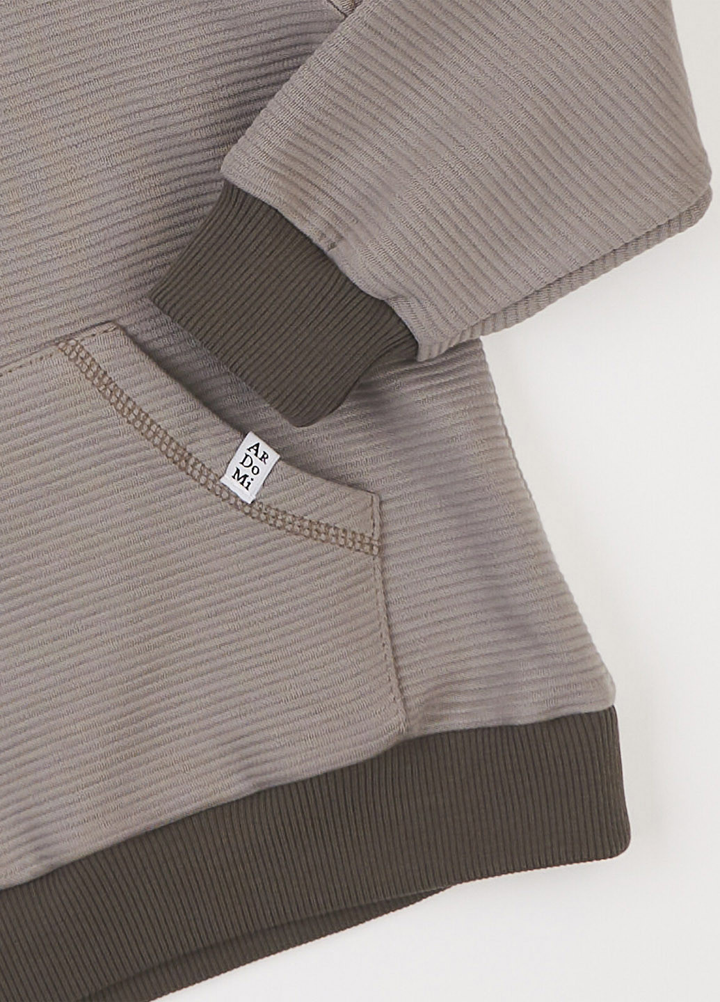 Сірий демісезонний костюм (худі, штани) брючний ArDoMi