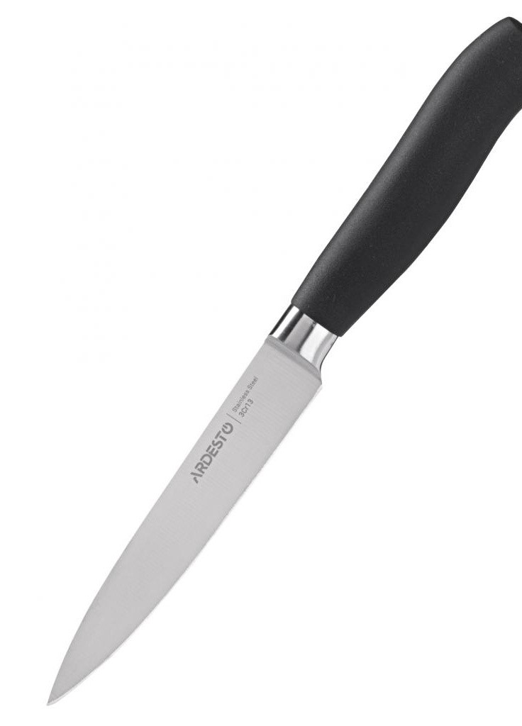 Набір ножів Black Mars з дерев'яною підставкою 6 предметів (AR2020SW) Ardesto чорний,