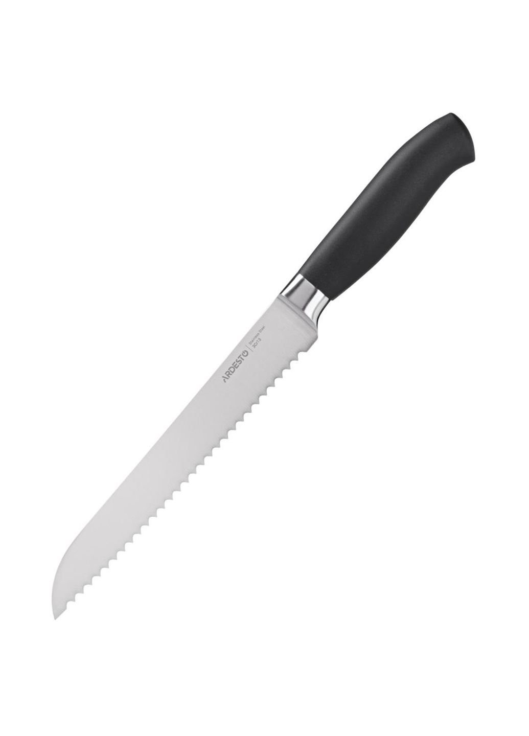 Набір ножів Black Mars з дерев'яною підставкою 6 предметів (AR2020SW) Ardesto чорний,