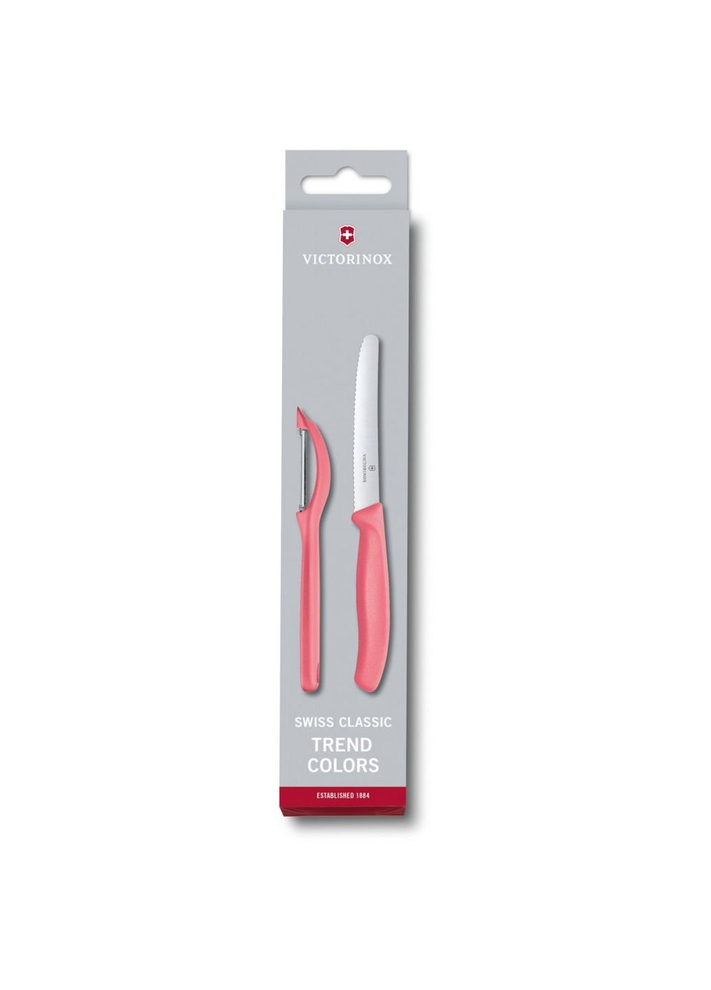 Набор ножей SwissClassic Paring Set Universal Light Red (6.7116.21L12) Victorinox красные,
