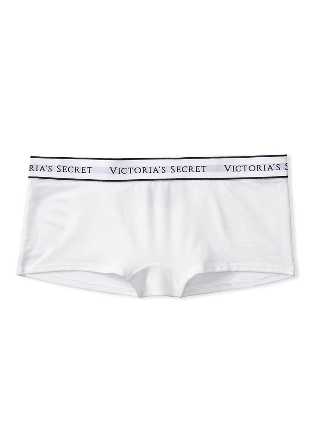 Труси Victoria's Secret трусики-шорти логотипи білі повсякденні трикотаж, бавовна