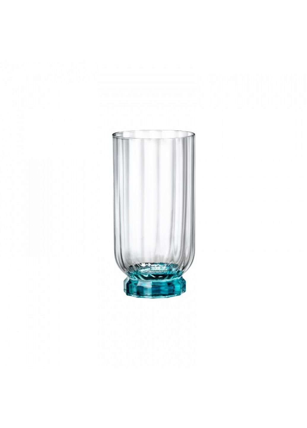Склянка висока Florian Beverage Lucent Bluе 199422-BCG-021990 430 мл Bormioli Rocco (253617632)