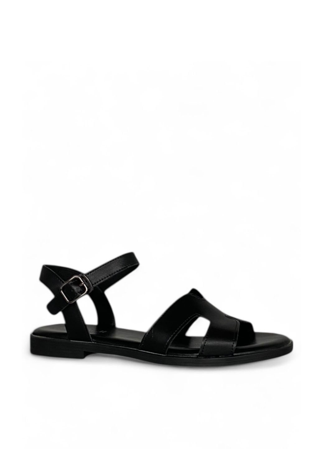 Черные босоножки Melanda.M с ремешком