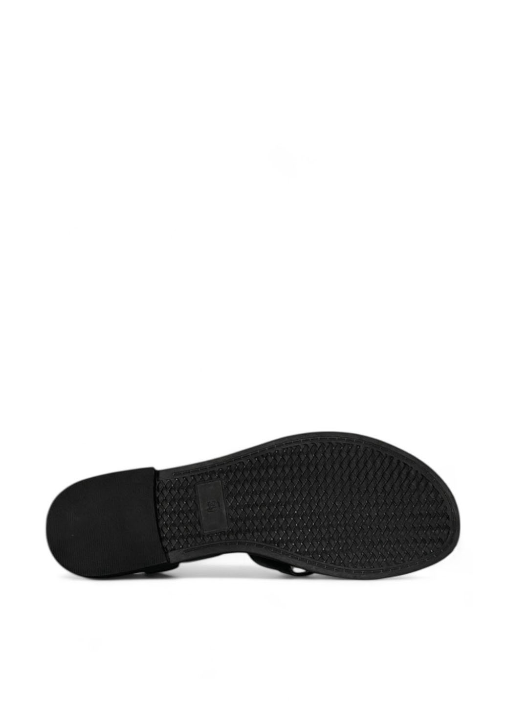 Черные босоножки Melanda.M с ремешком