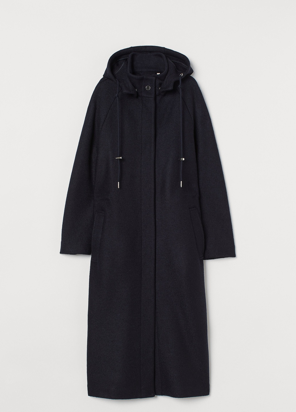 Темно-синє демісезонне Пальто вовняне H&M