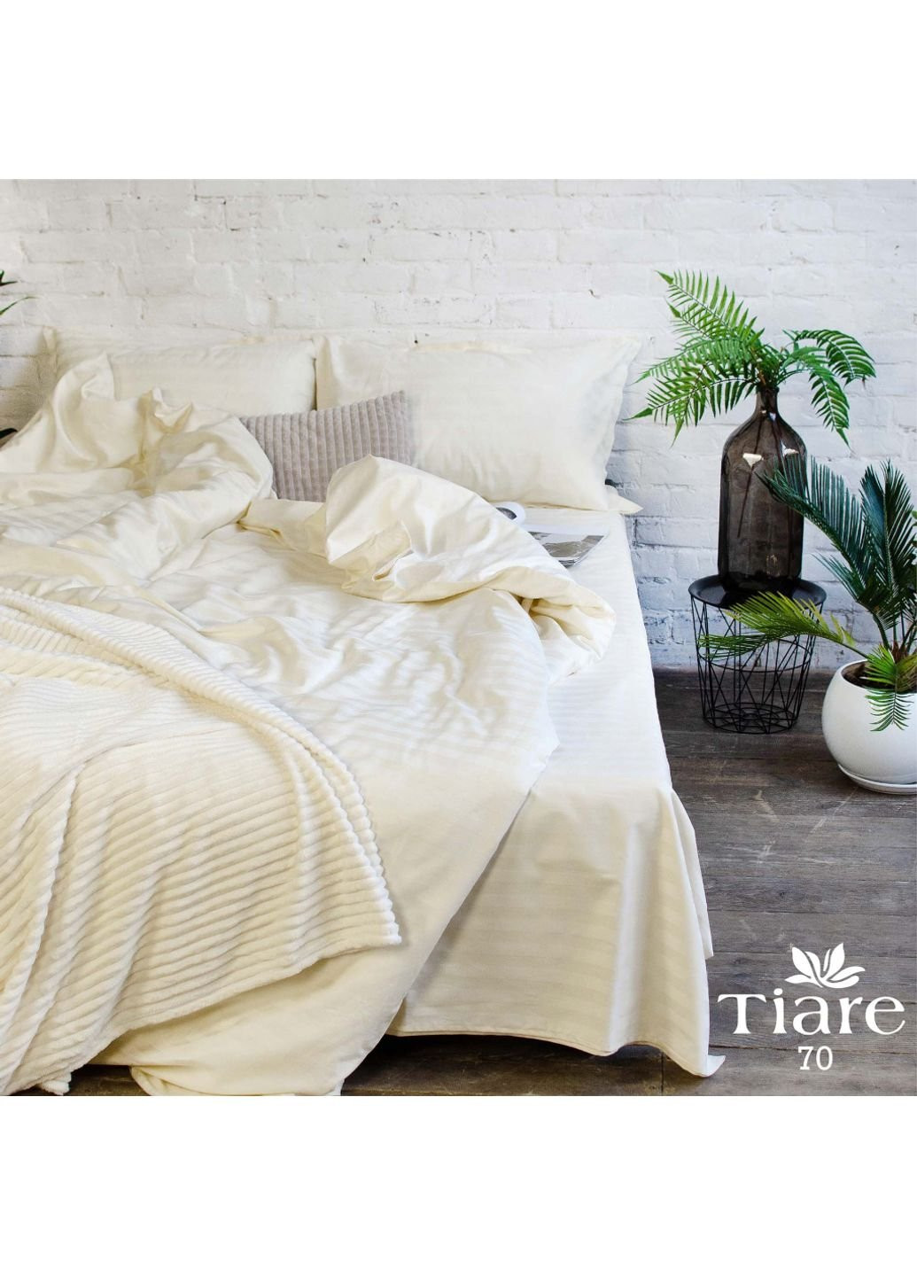 Постельное белье 70 Сатин Страйп Цветной евро (70_Stripe_ev) Tiare (254075405)