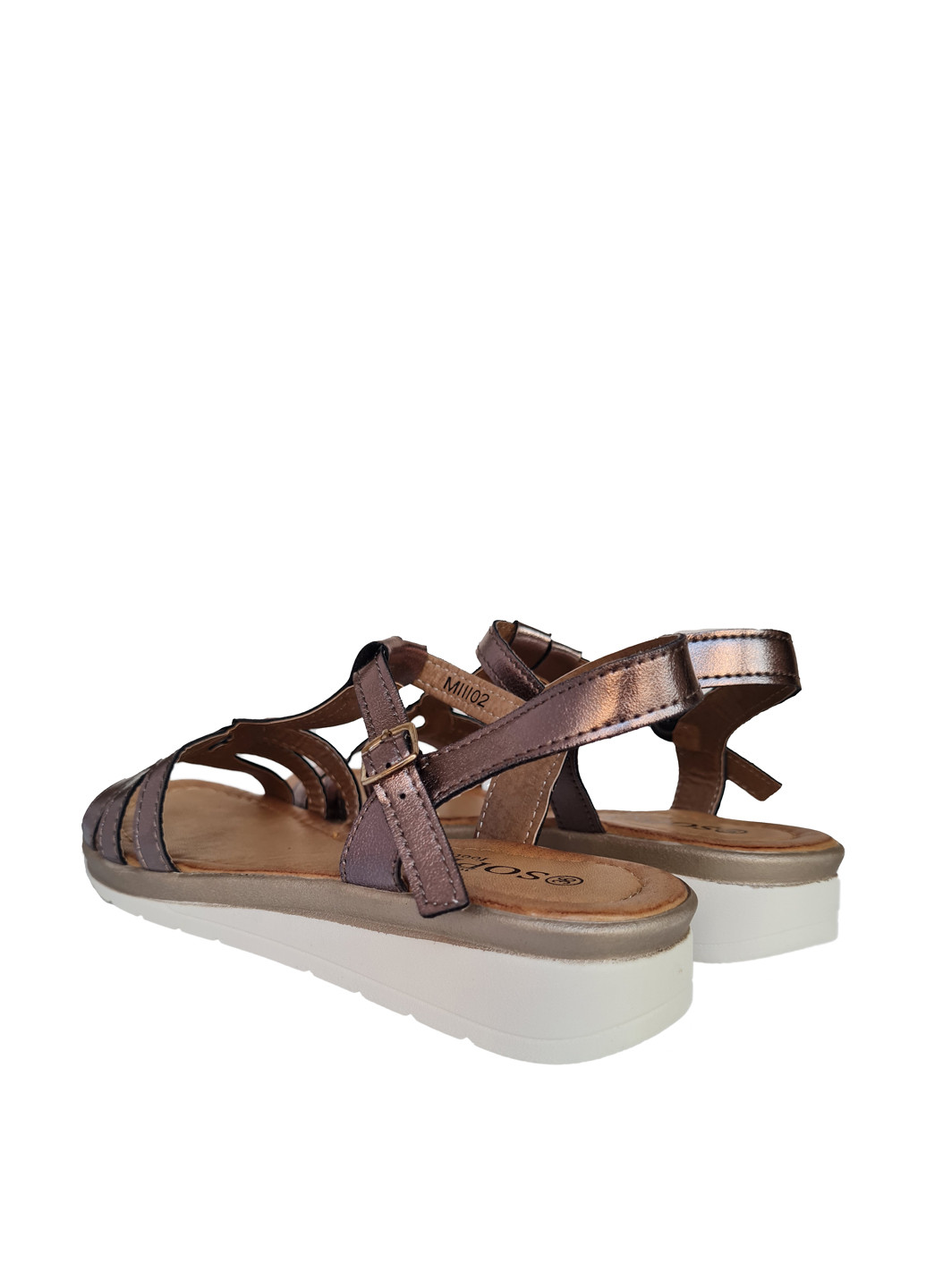 Бронзовые босоножки Sopra с ремешком