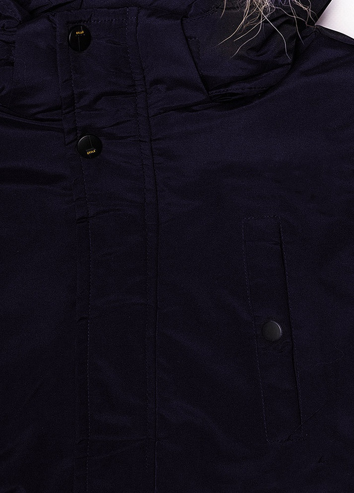 Темно-синяя зимняя куртка CHUNXU