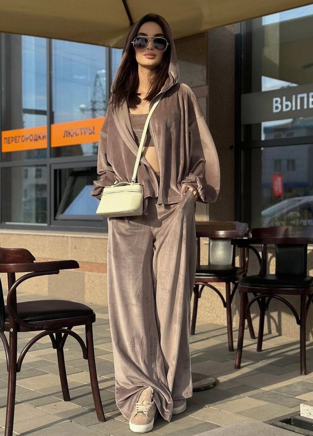 Костюм (толстовка, топ, брюки) No Brand (358867237)