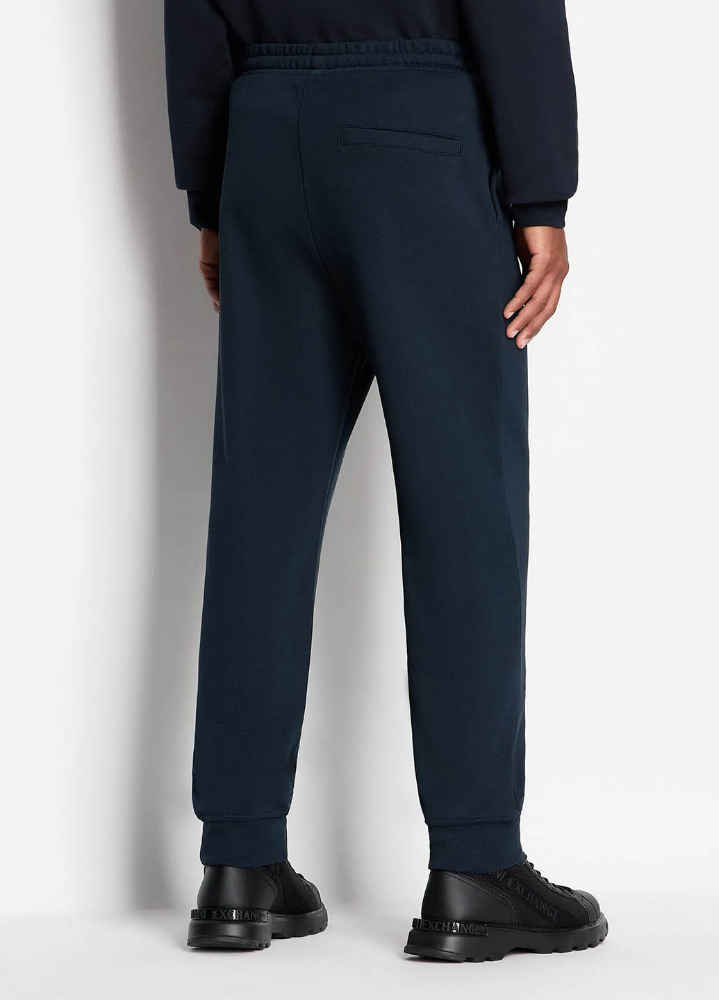 Синие спортивные демисезонные джоггеры брюки Armani Exchange