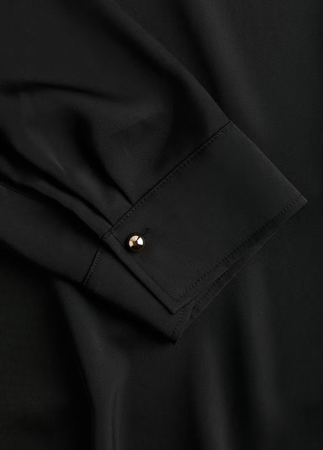 Чорна кежуал cукня а-силует H&M однотонна