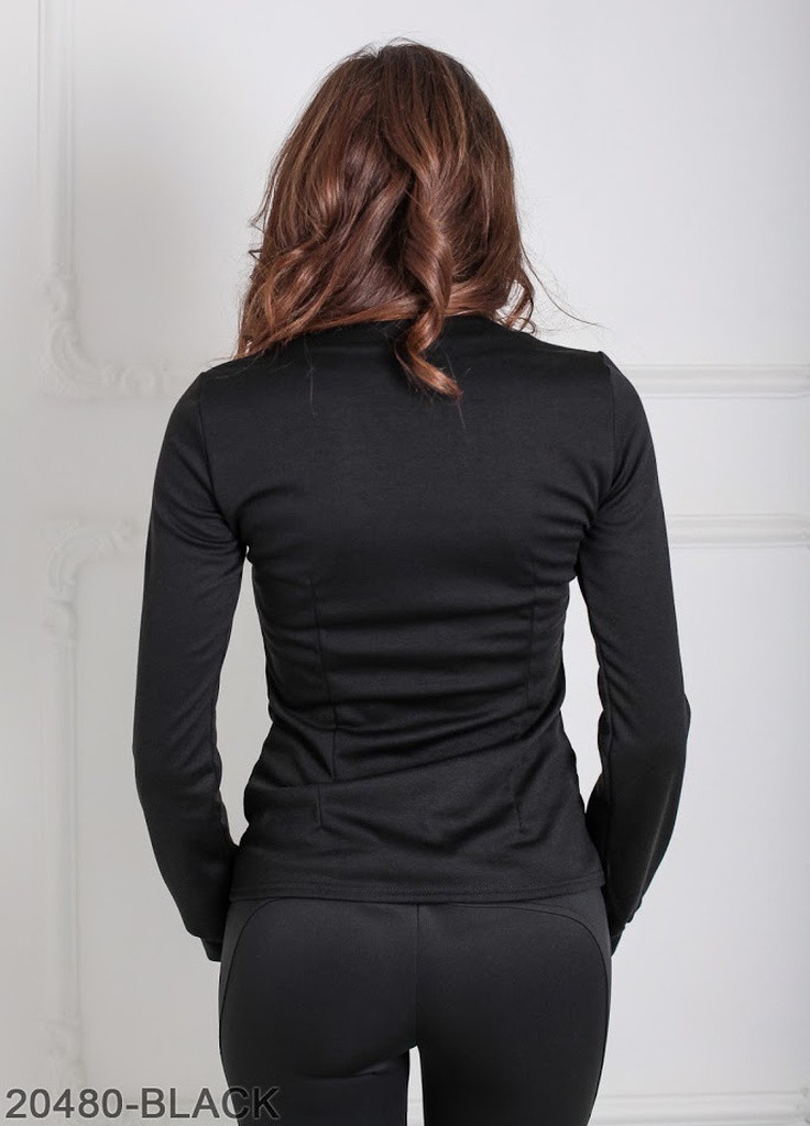 Чорна демісезонна жіноча блузка gabliela Podium