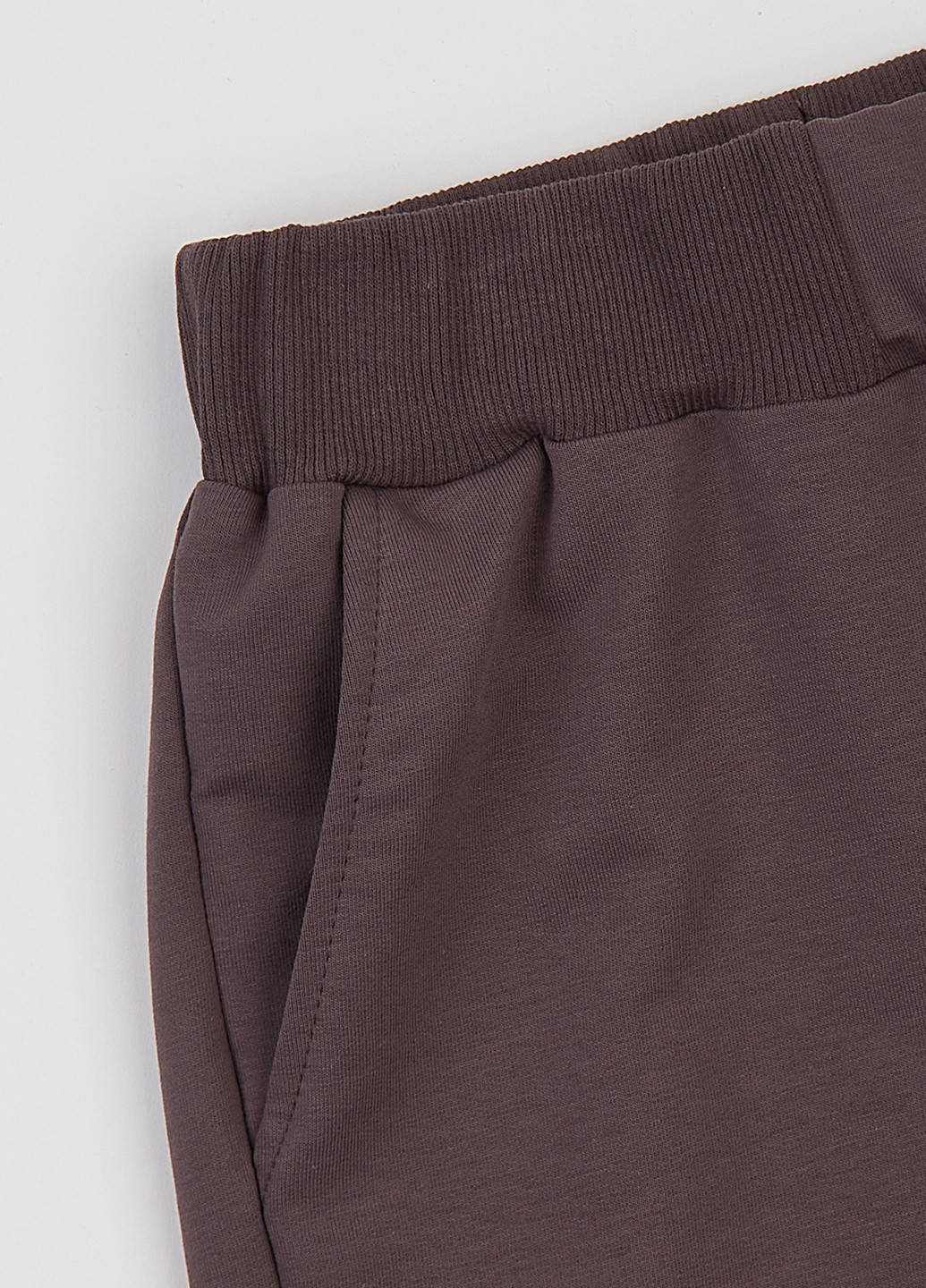 Коричневый демисезонный комплект (толстовка, шорты) Garnamama