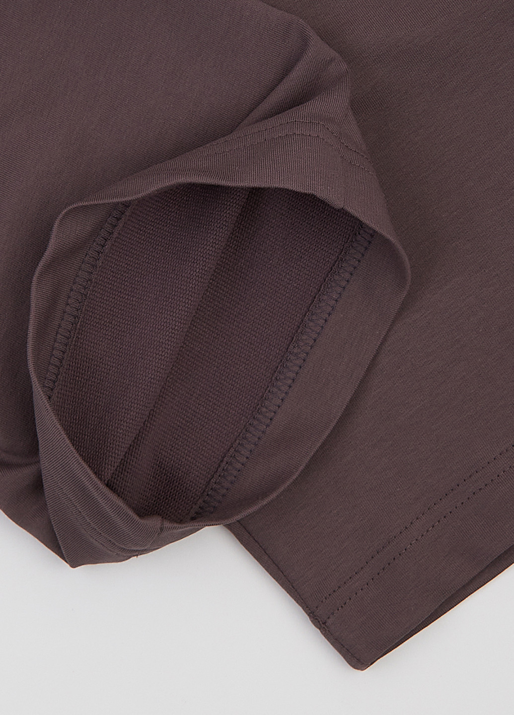 Коричневый демисезонный комплект (толстовка, шорты) Garnamama