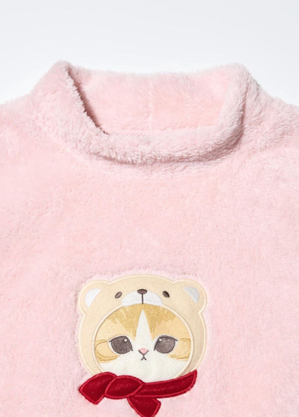 Рожева зимня піжама (світшот, штани, пов'язка) Uniqlo