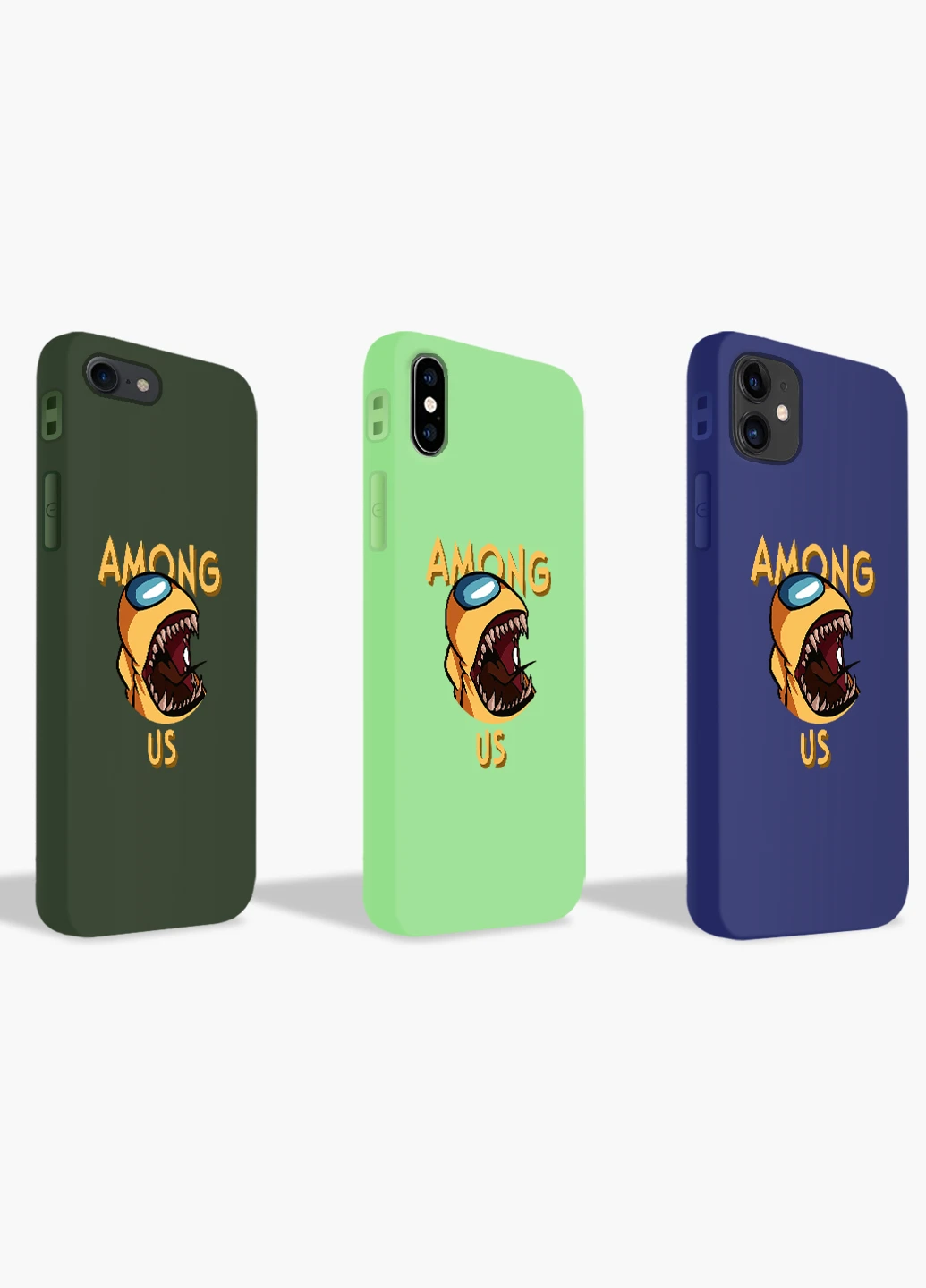 Чохол силіконовий Apple Iphone Xs Max Амонг Ас Жовтий (Among Us Yellow) (8226-2409) MobiPrint (219556125)
