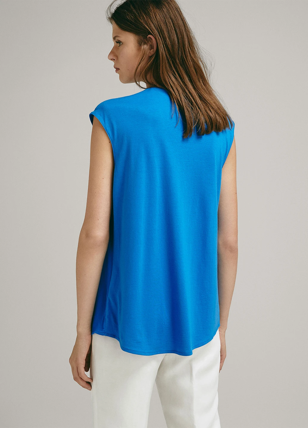 Синяя блуза Massimo Dutti
