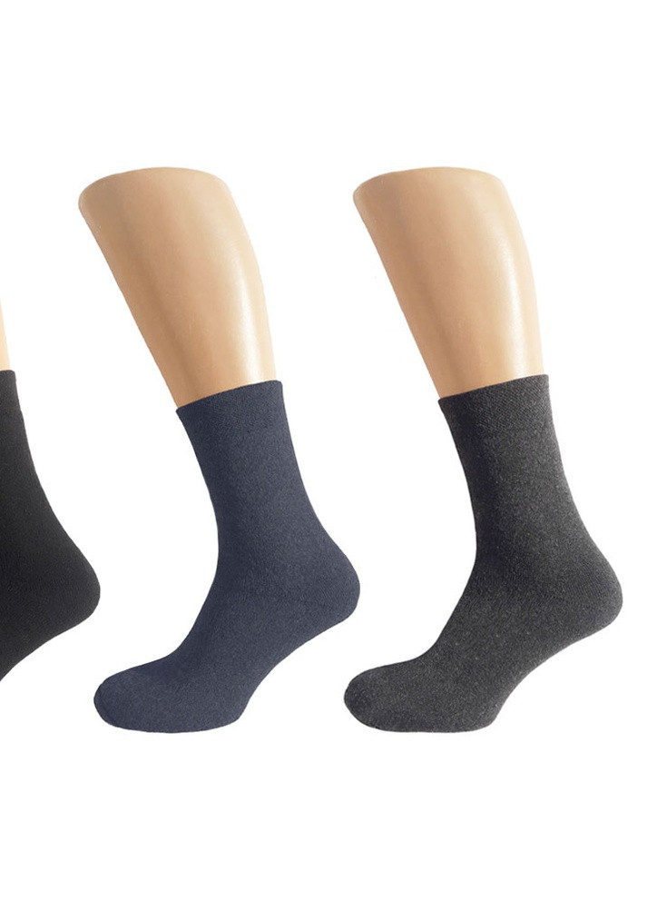 Набор теплых мужских носков 6пар, длинные, 3 цвета 39-42 Rix (229058794)