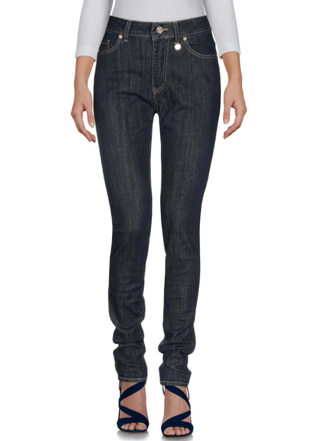 Женские темно-синие джинсы skinny Blugirl Folies - (251864388)