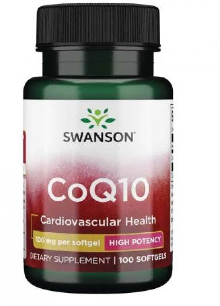 Коензим для роботи серця Ultra COQ10 100 mg 100 softg Swanson (232599759)