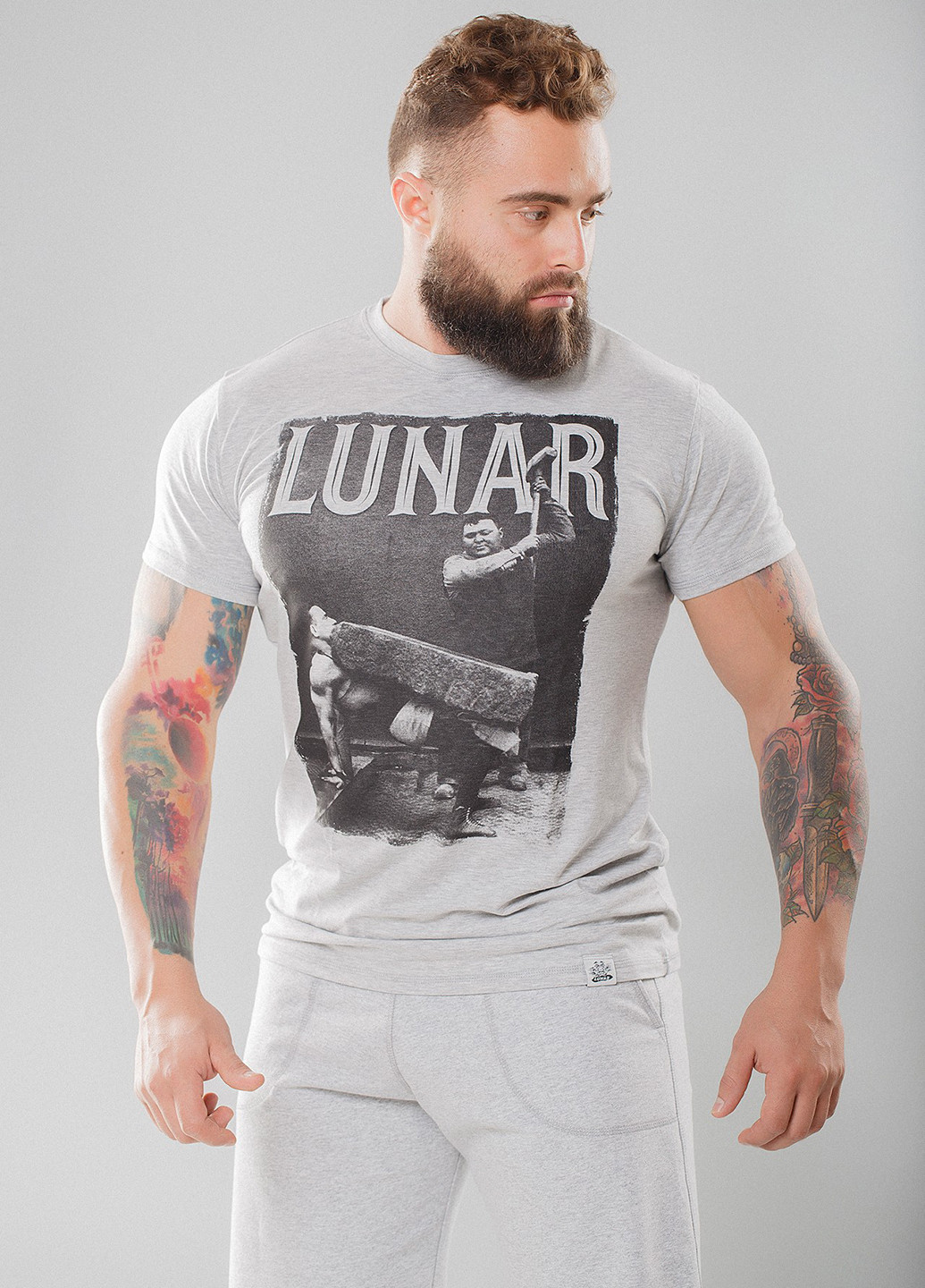 Серая футболка Lunar