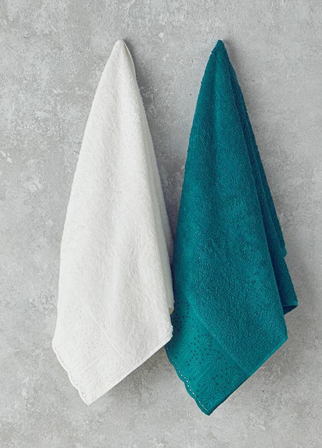 English Home полотенце для лица, 50х80 см однотонный зеленый производство - Турция