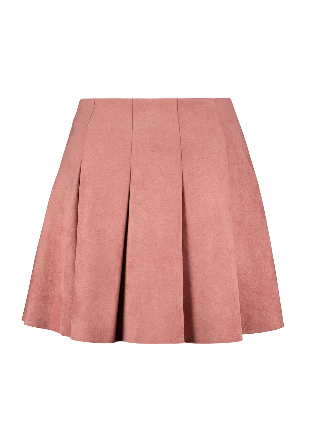 Светло-розовая кэжуал однотонная юбка Tally Weijl клешированная-солнце