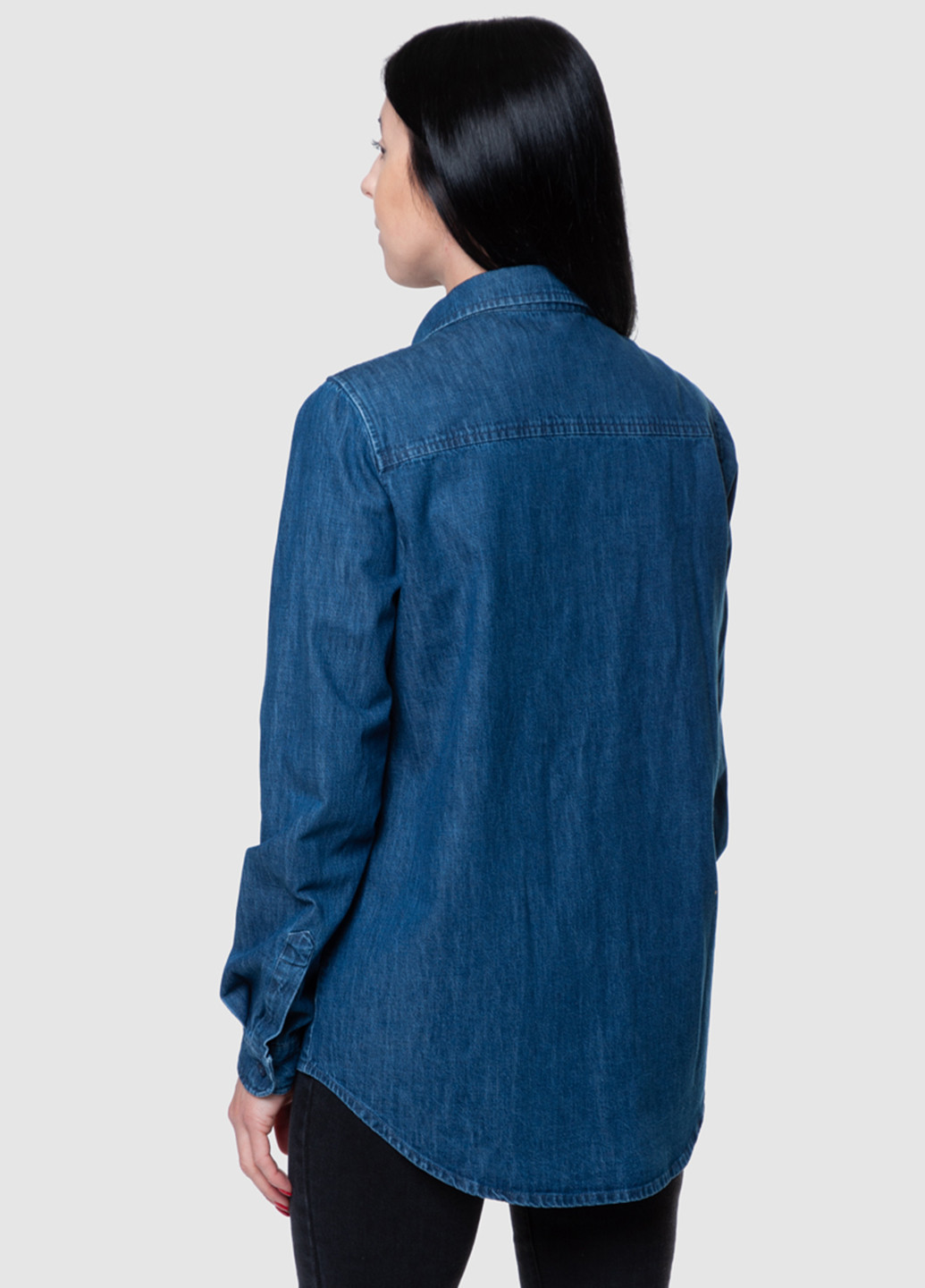 Синяя кэжуал рубашка Arber