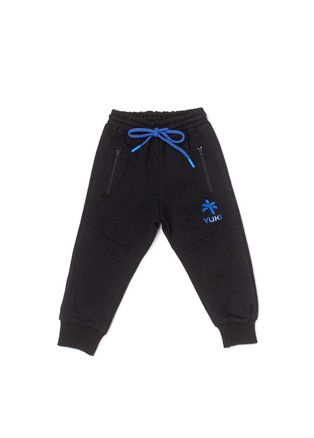 Темно-синие спортивные демисезонные брюки джоггеры Yuki
