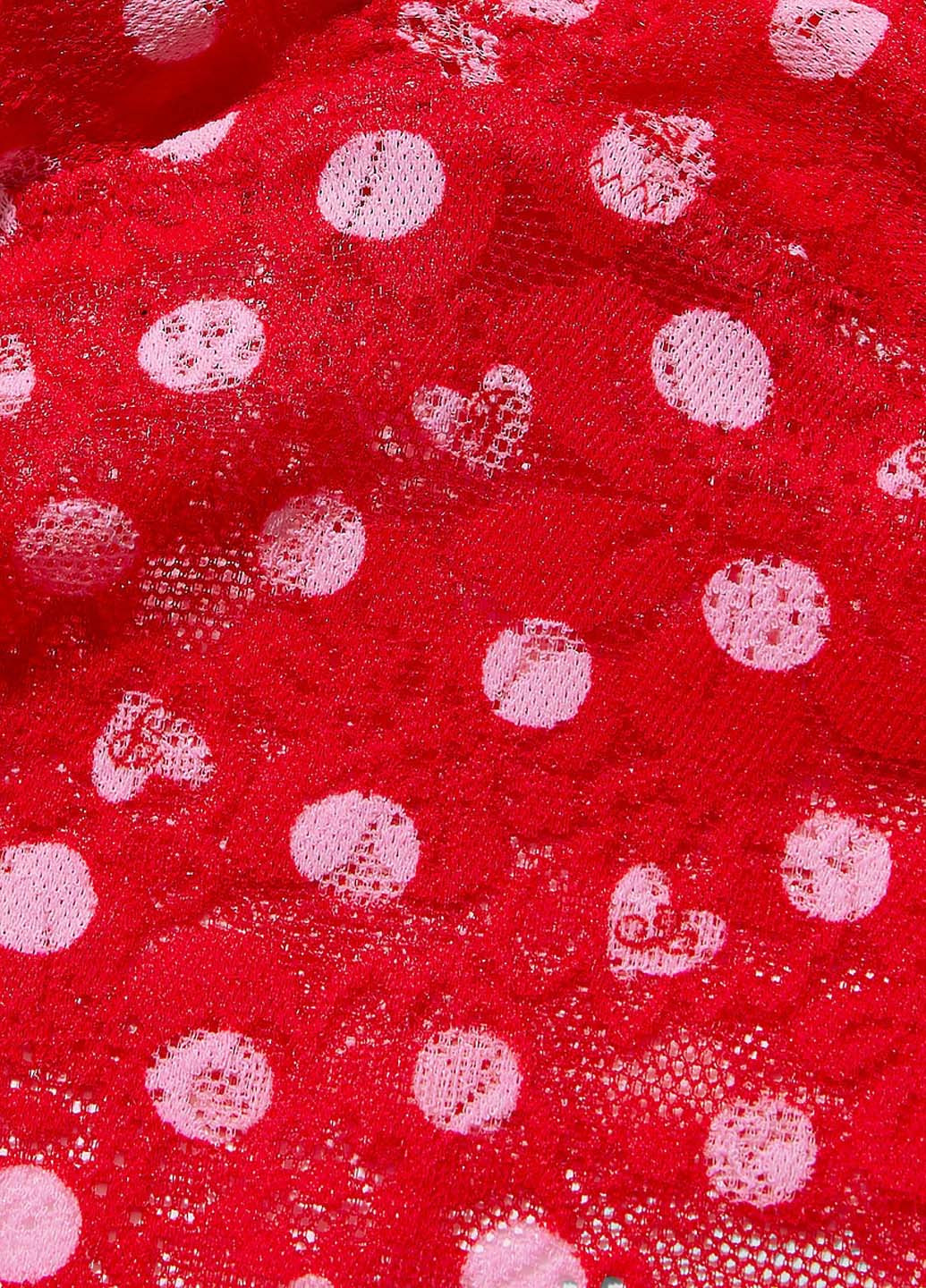 Красный демисезонный комплект (бюстгальтер, трусики) Victoria's Secret