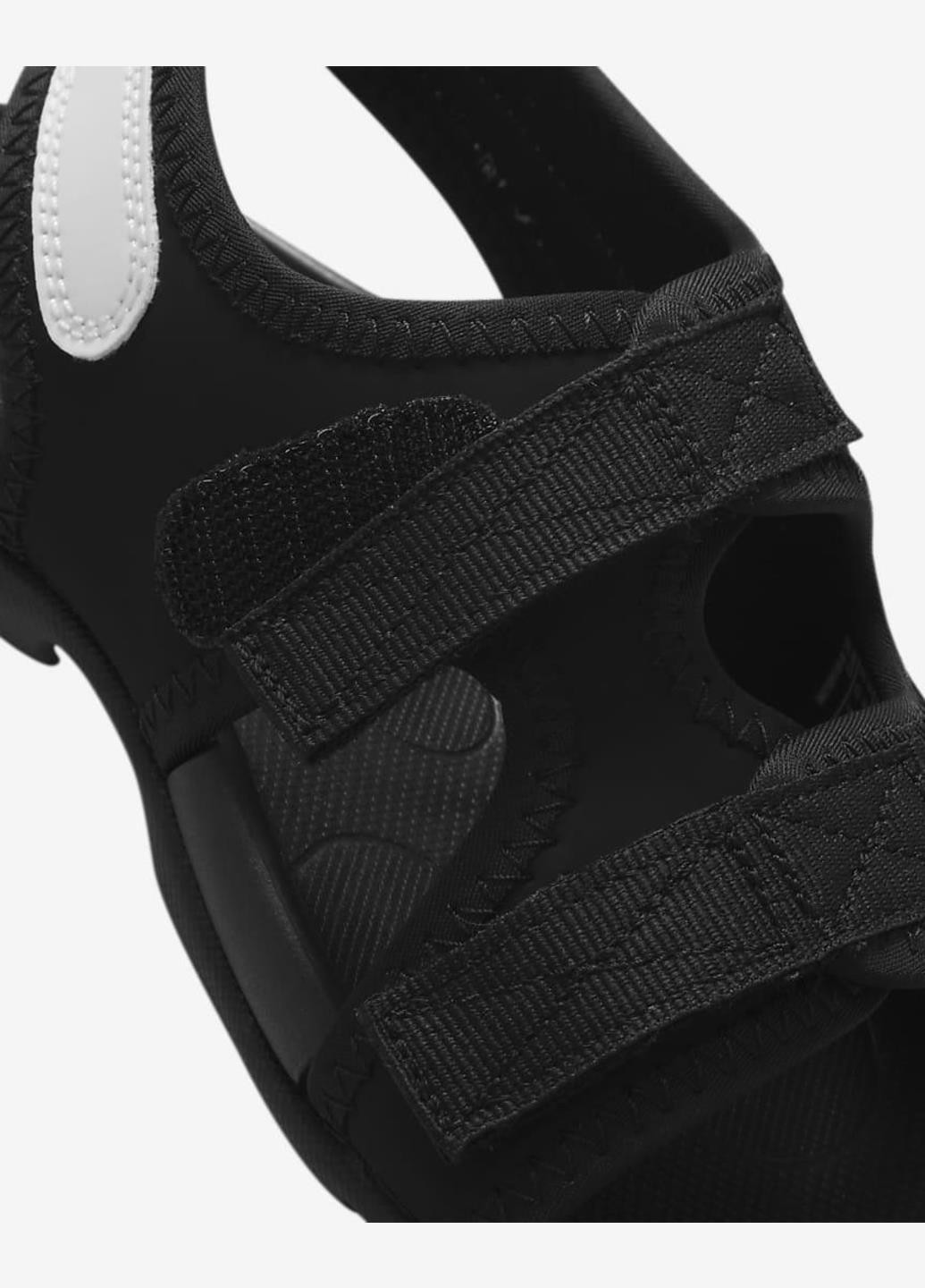 Черные кэжуал сандалии sunray adjust 6 (ps) dx5545-002 Nike на липучке